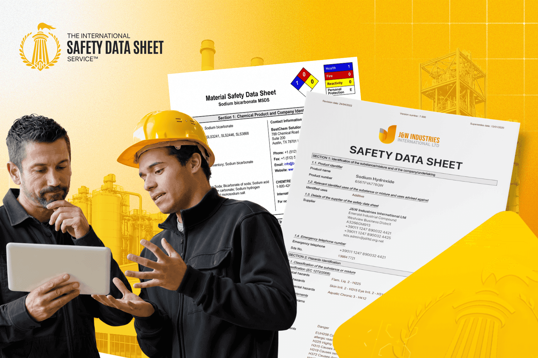 SDS vs MSDS comparison showing the difference between the old Material Safety Data Sheet format and the current 16-section Safety Data Sheet standard used under GHS regulations.