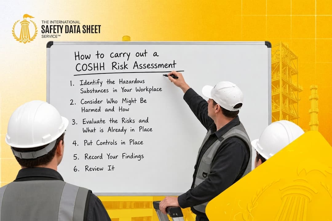 Cosh Inventory How to carry out a COSHH risk assessment | The ISDSS™