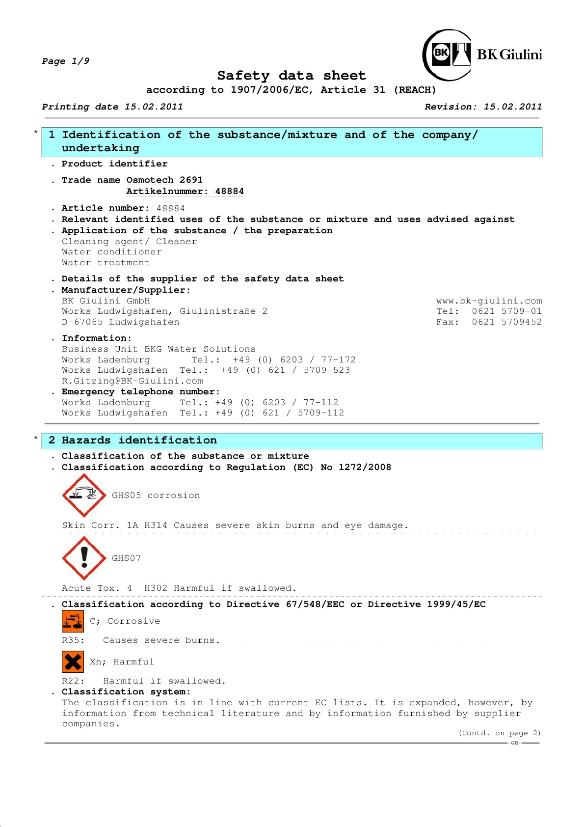 Safety Data Sheets (SDS) — Insects Limited